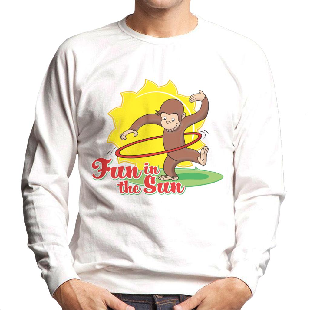 Curious George Fun In The Sun Men's Sweatshirt-ALL + EVERY