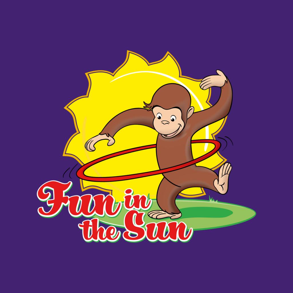 Curious George Fun In The Sun Women's T-Shirt-ALL + EVERY