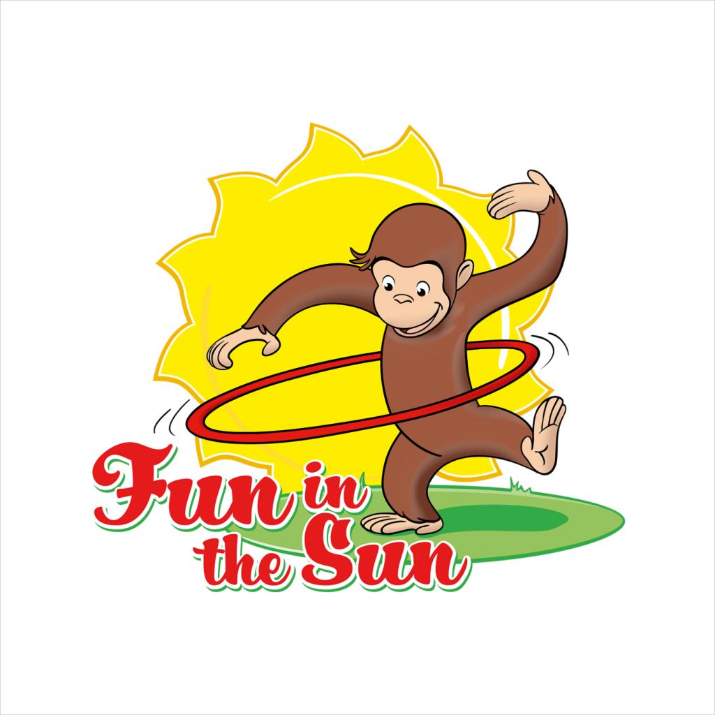 Curious George Fun In The Sun Men's T-Shirt-ALL + EVERY