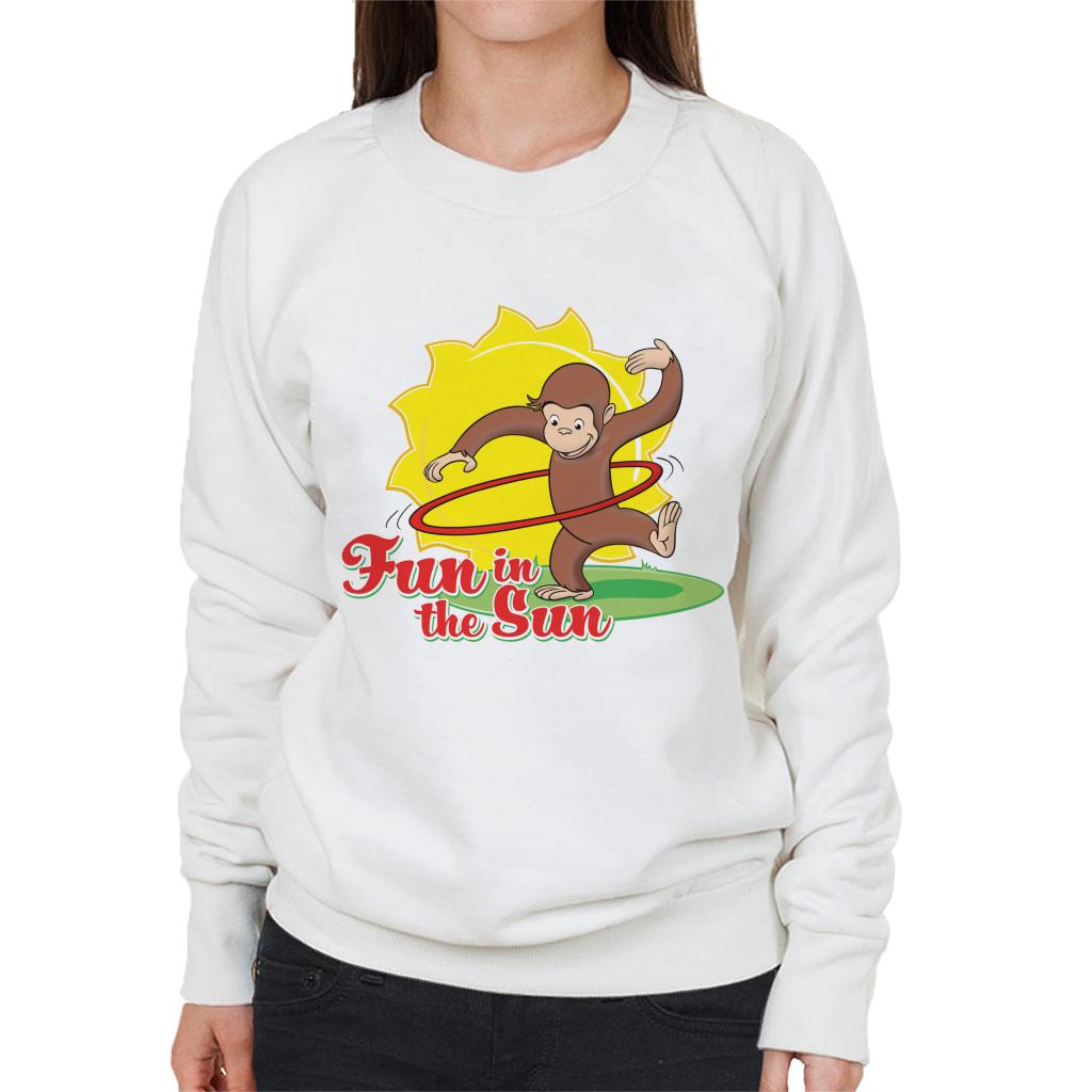 Curious George Fun In The Sun Women's Sweatshirt-ALL + EVERY