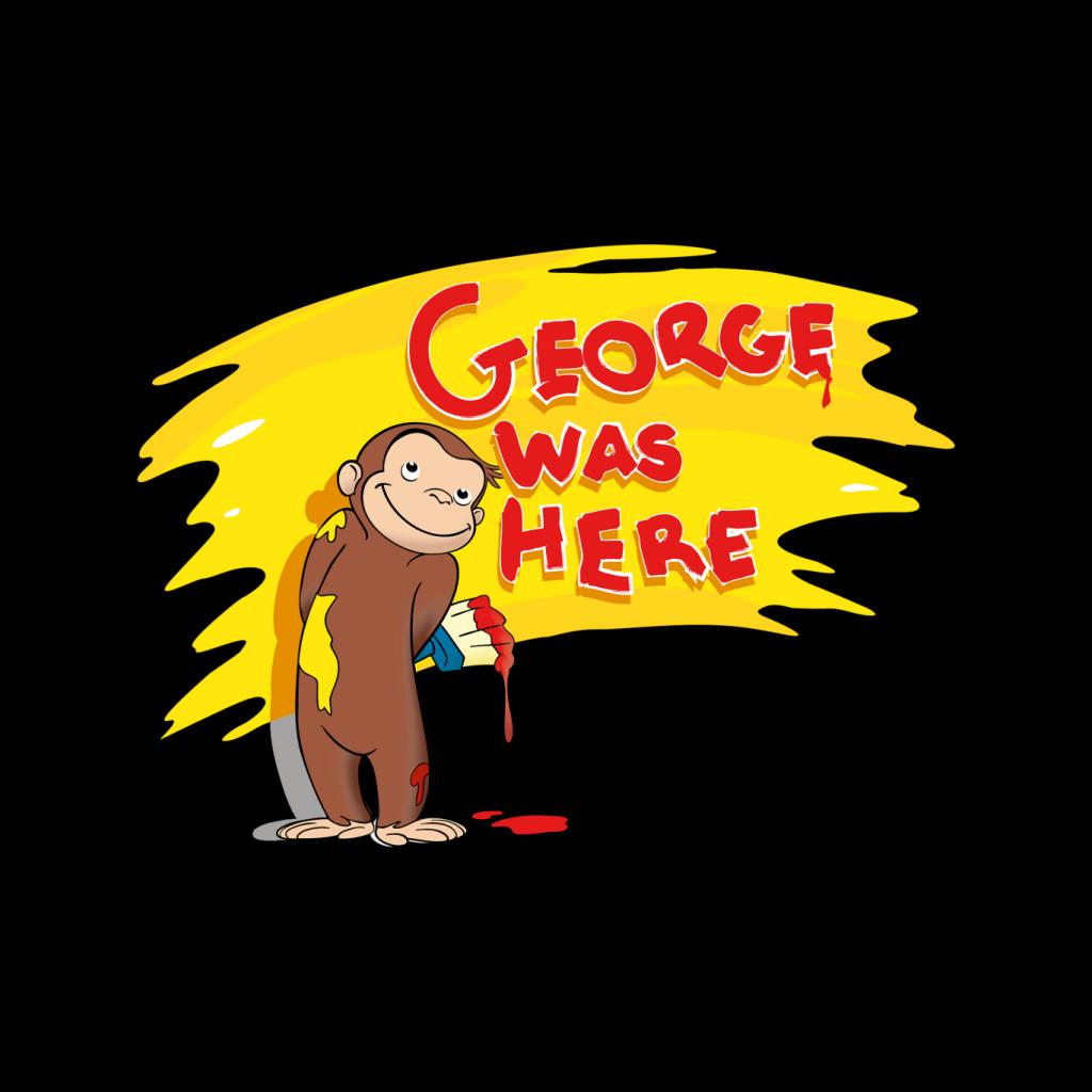 Curious George Was Here Men's T-Shirt-ALL + EVERY