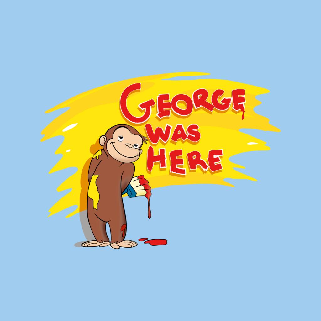 Curious George Was Here Men's T-Shirt-ALL + EVERY