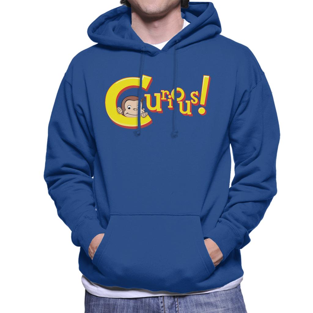 Curious George The Curious Monkey Men's Hooded Sweatshirt-ALL + EVERY