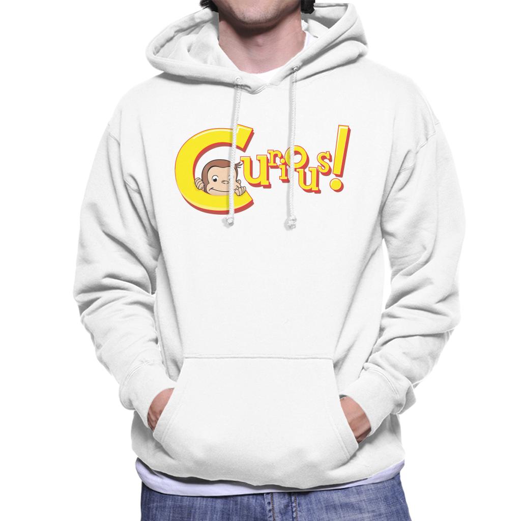 Curious George The Curious Monkey Men's Hooded Sweatshirt-ALL + EVERY