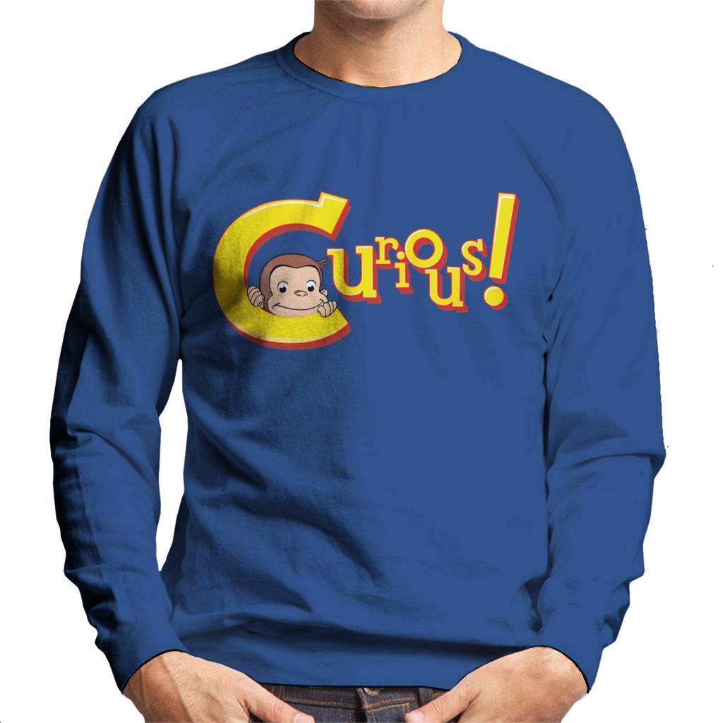 Curious George The Curious Monkey Men's Sweatshirt-ALL + EVERY