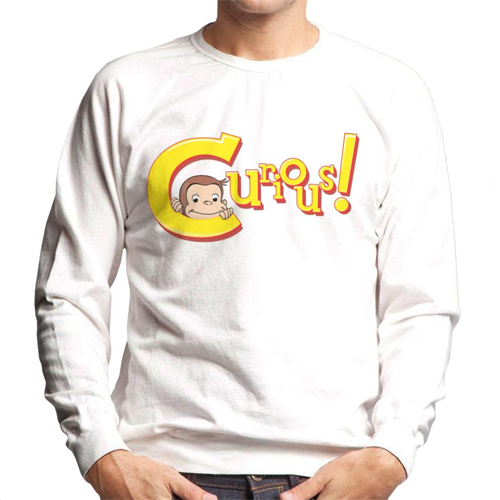 Curious George The Curious Monkey Men's Sweatshirt-ALL + EVERY