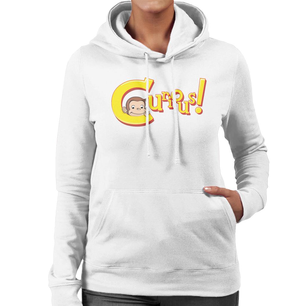 Curious George The Curious Monkey Women's Hooded Sweatshirt-ALL + EVERY