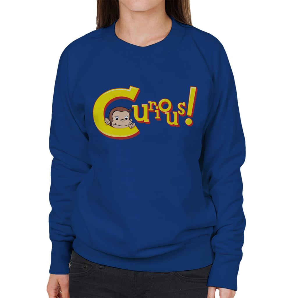 Curious George The Curious Monkey Women's Sweatshirt-ALL + EVERY