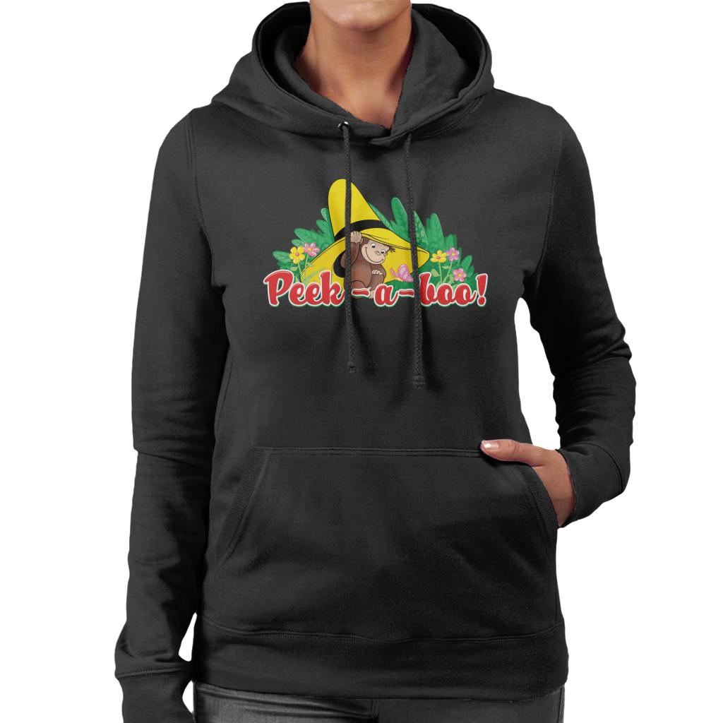 Curious George Finds A Butterfly Women's Hooded Sweatshirt-ALL + EVERY