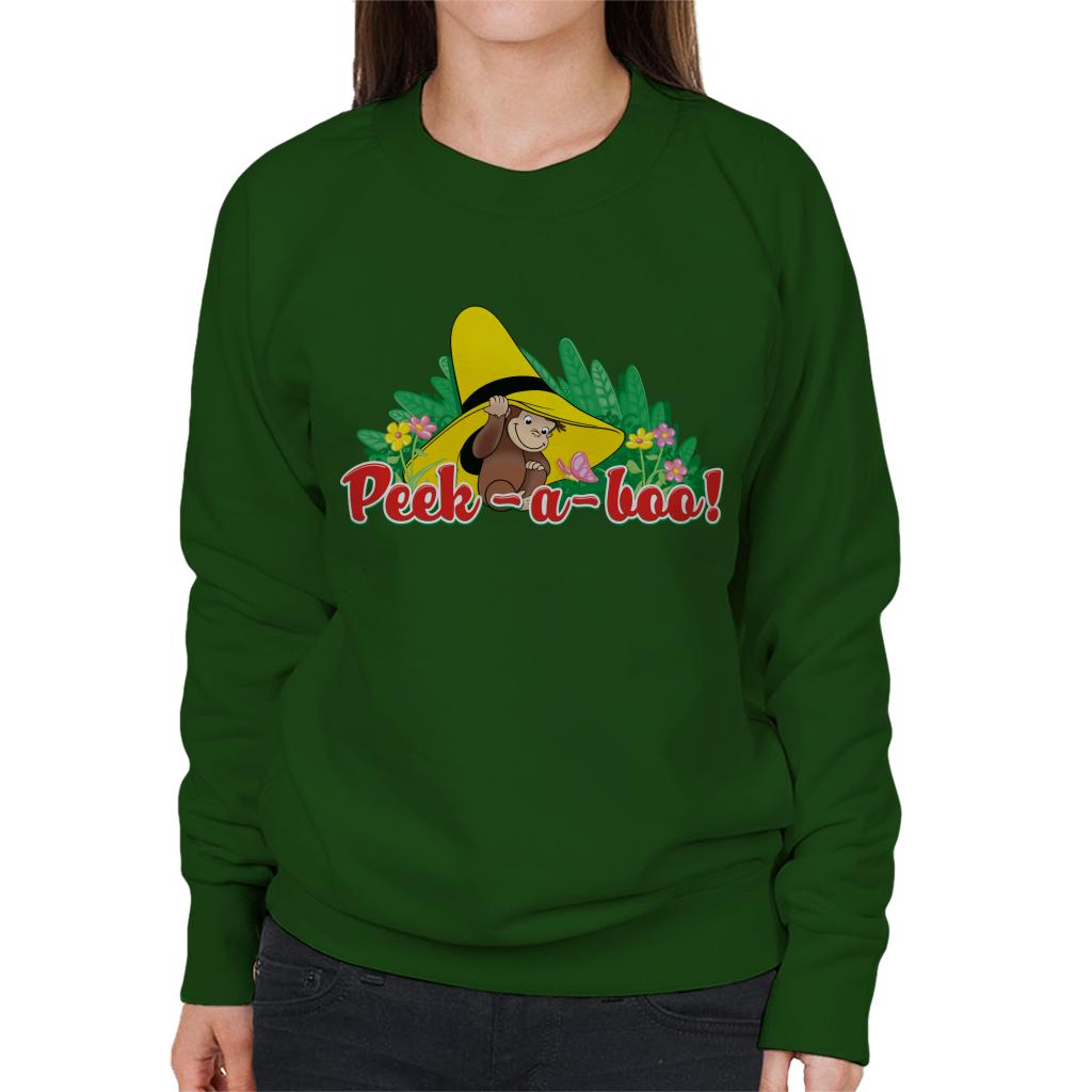 Curious George Finds A Butterfly Women's Sweatshirt-ALL + EVERY