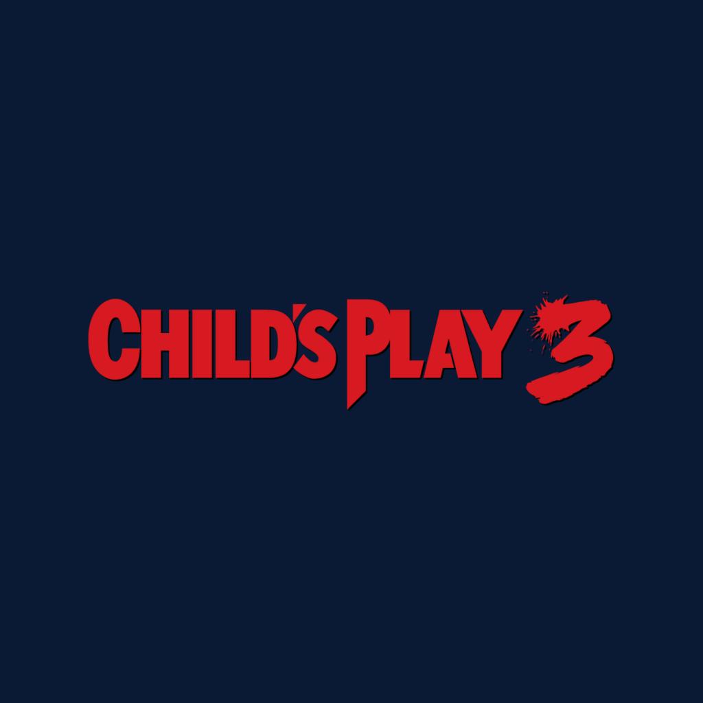 Chucky Childs Play 3 Classic Logo Men's T-Shirt-ALL + EVERY