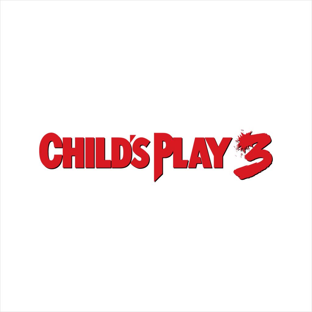 Chucky Childs Play 3 Classic Logo Men's T-Shirt-ALL + EVERY