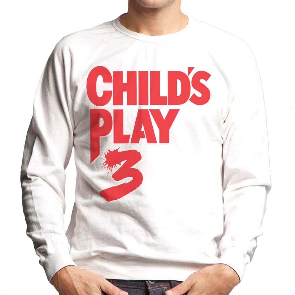 Chucky Childs Play 3 Classic Red Logo Men's Sweatshirt-ALL + EVERY