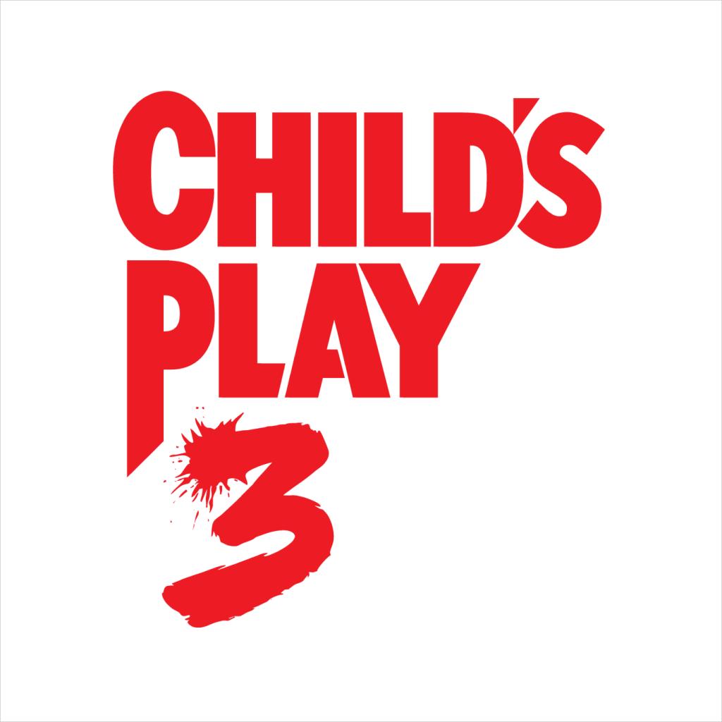 Chucky Childs Play 3 Classic Red Logo Men's T-Shirt-ALL + EVERY