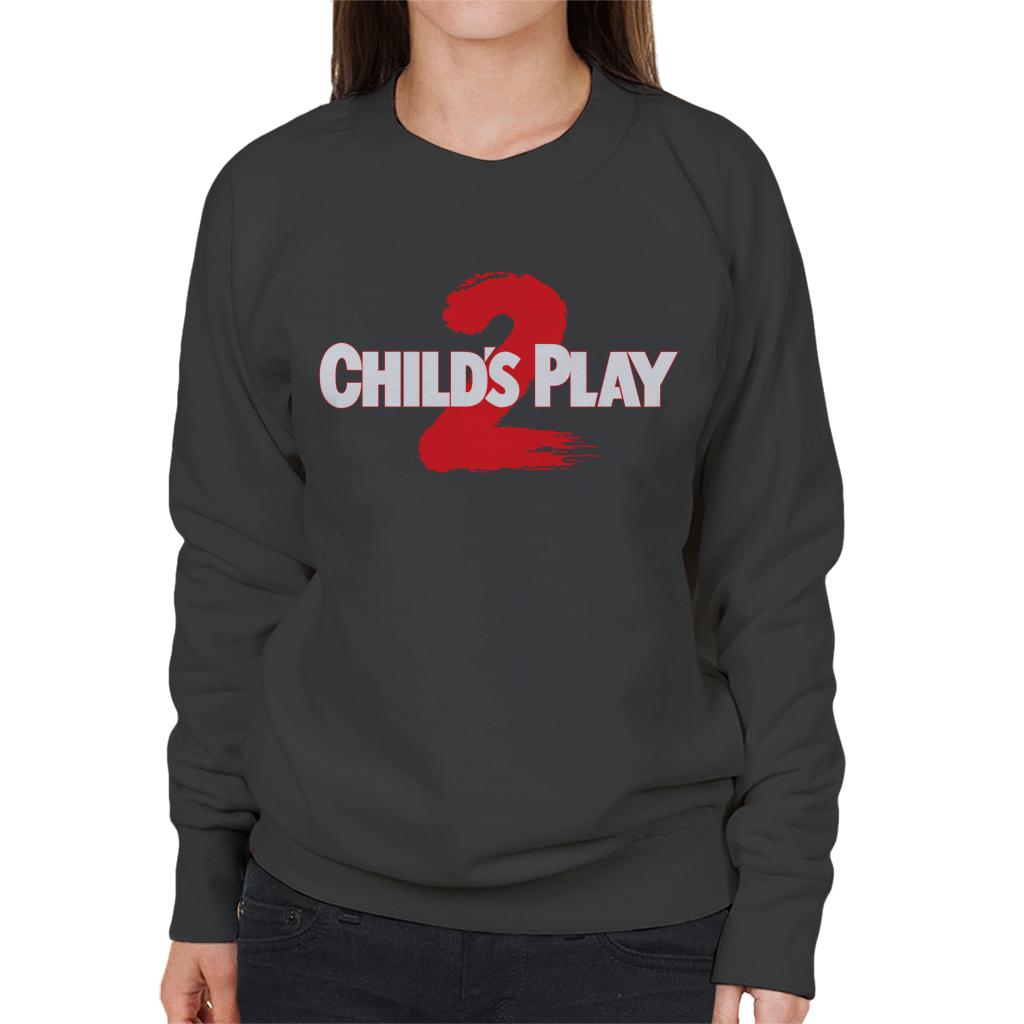 Chucky Childs Play 2 Logo Women's Sweatshirt-ALL + EVERY