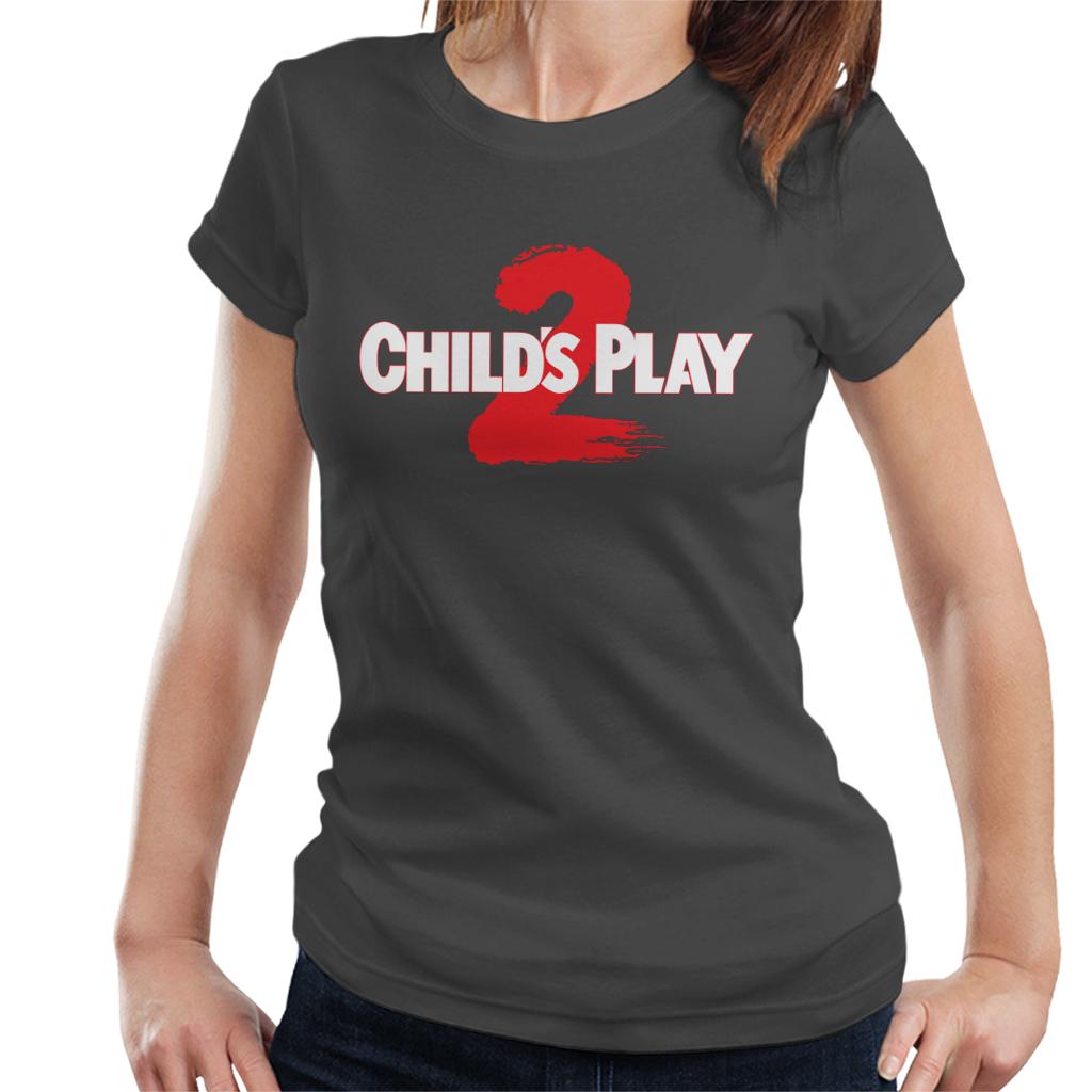 Chucky Childs Play 2 Logo Women's T-Shirt-ALL + EVERY