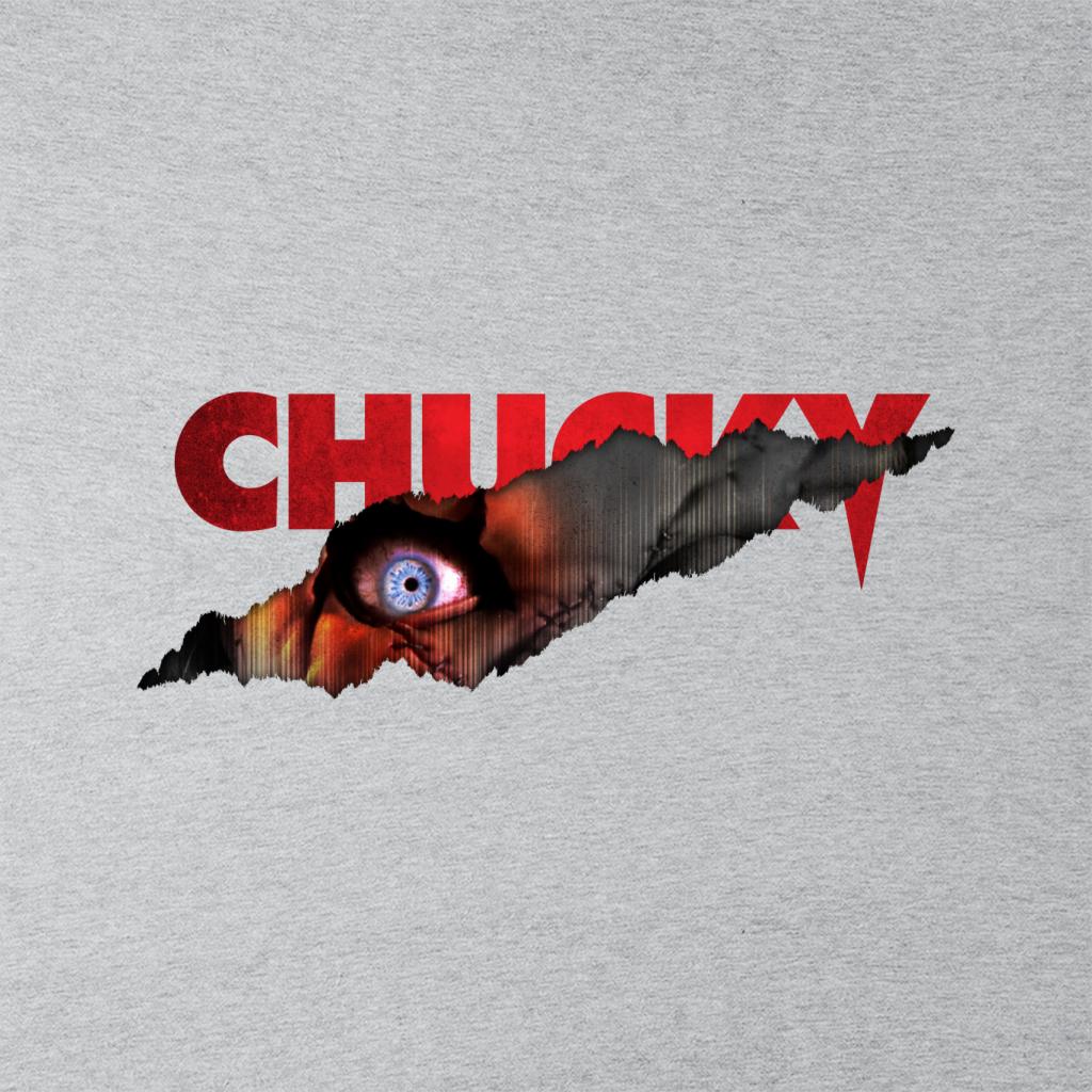 Chucky Menacing Eye Men's Sweatshirt-ALL + EVERY