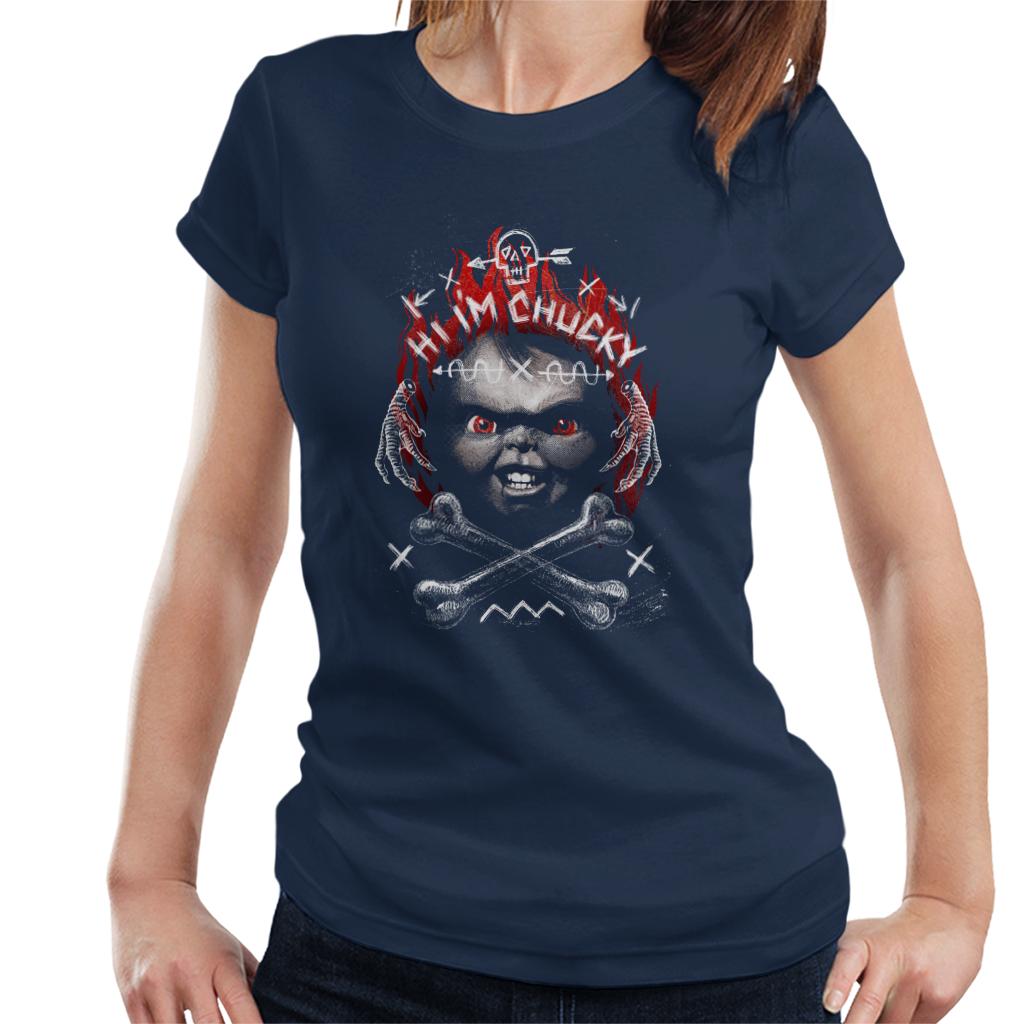 Chucky Hi Im Chucky Quote Women's T-Shirt-ALL + EVERY