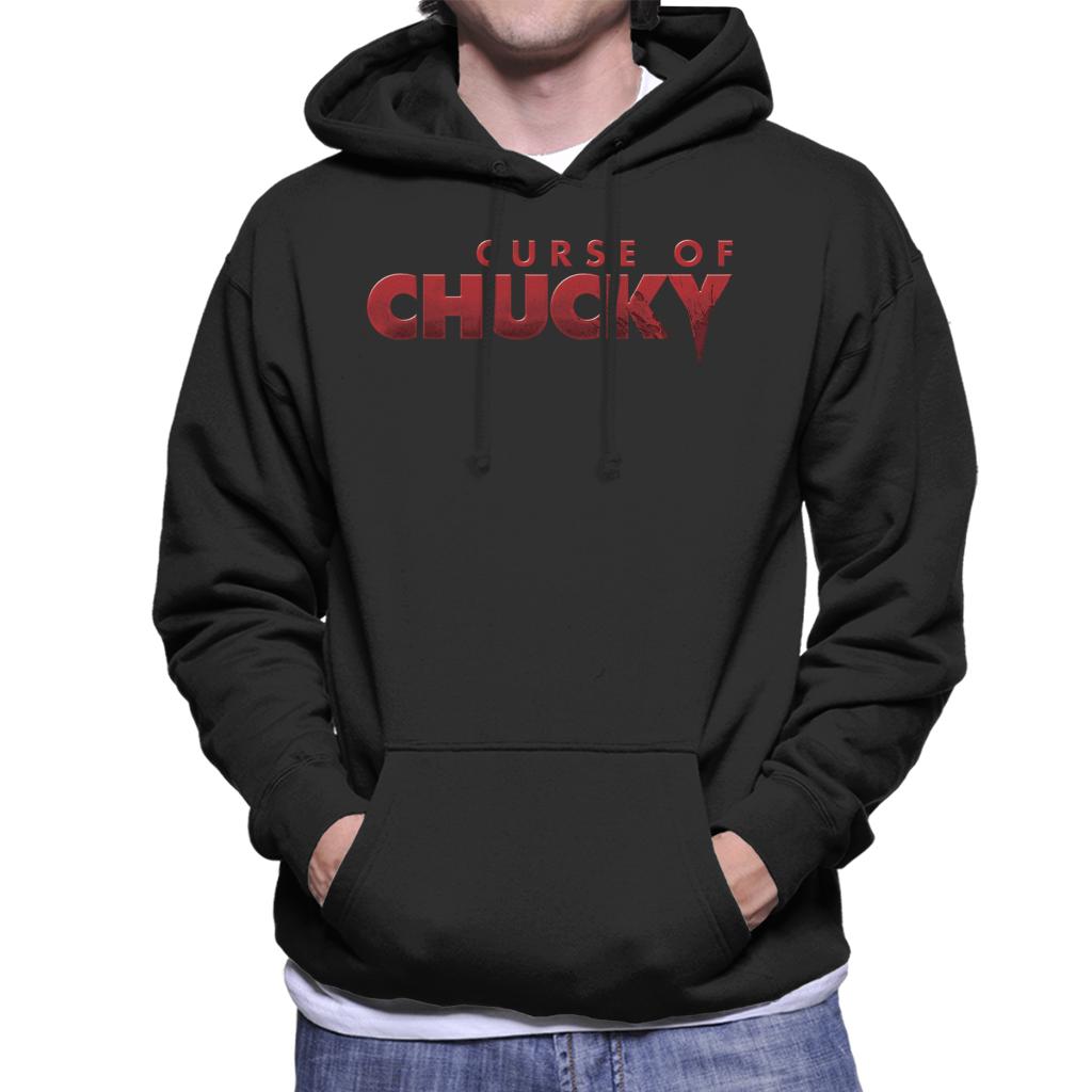 Chucky Curse Of Chucky Logo Men's Hooded Sweatshirt-ALL + EVERY