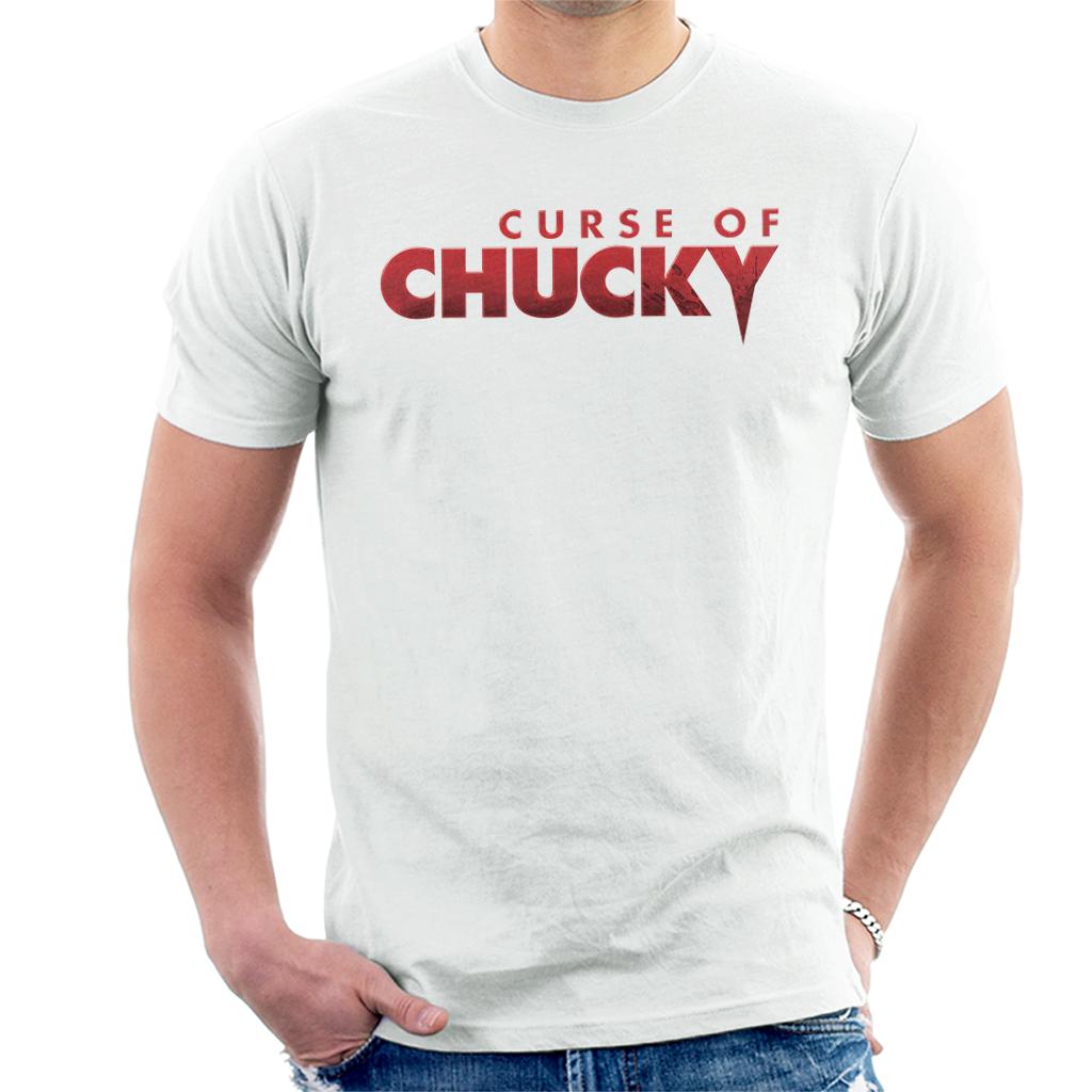 Chucky Curse Of Chucky Logo Men's T-Shirt-ALL + EVERY