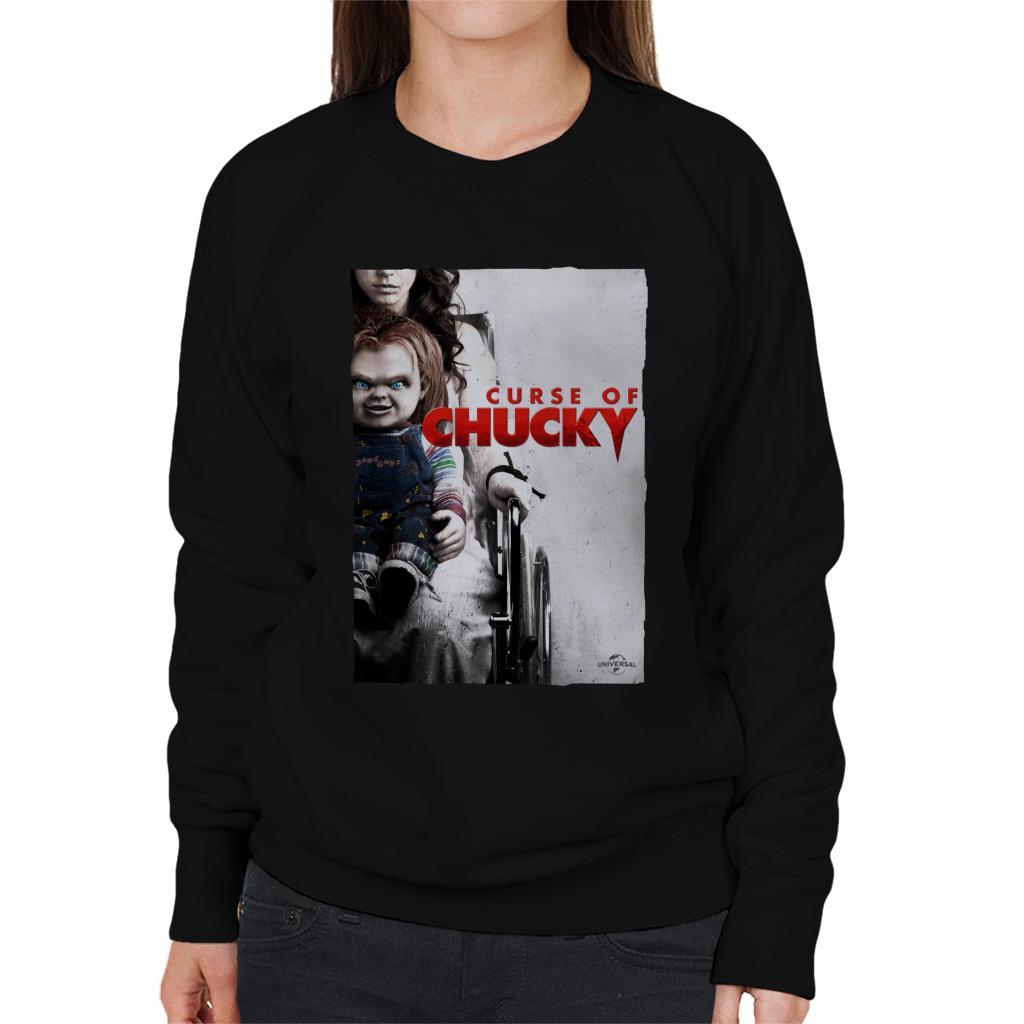 Chucky Curse Of Chucky Poster Women's Sweatshirt-ALL + EVERY