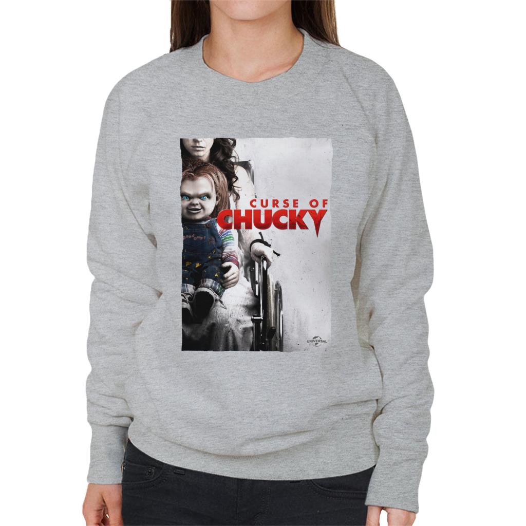 Chucky Curse Of Chucky Poster Women's Sweatshirt-ALL + EVERY