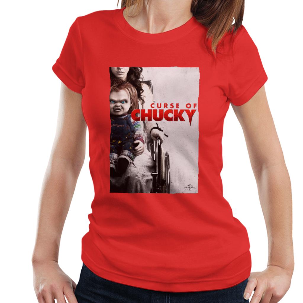 Chucky Curse Of Chucky Poster Women's T-Shirt-ALL + EVERY