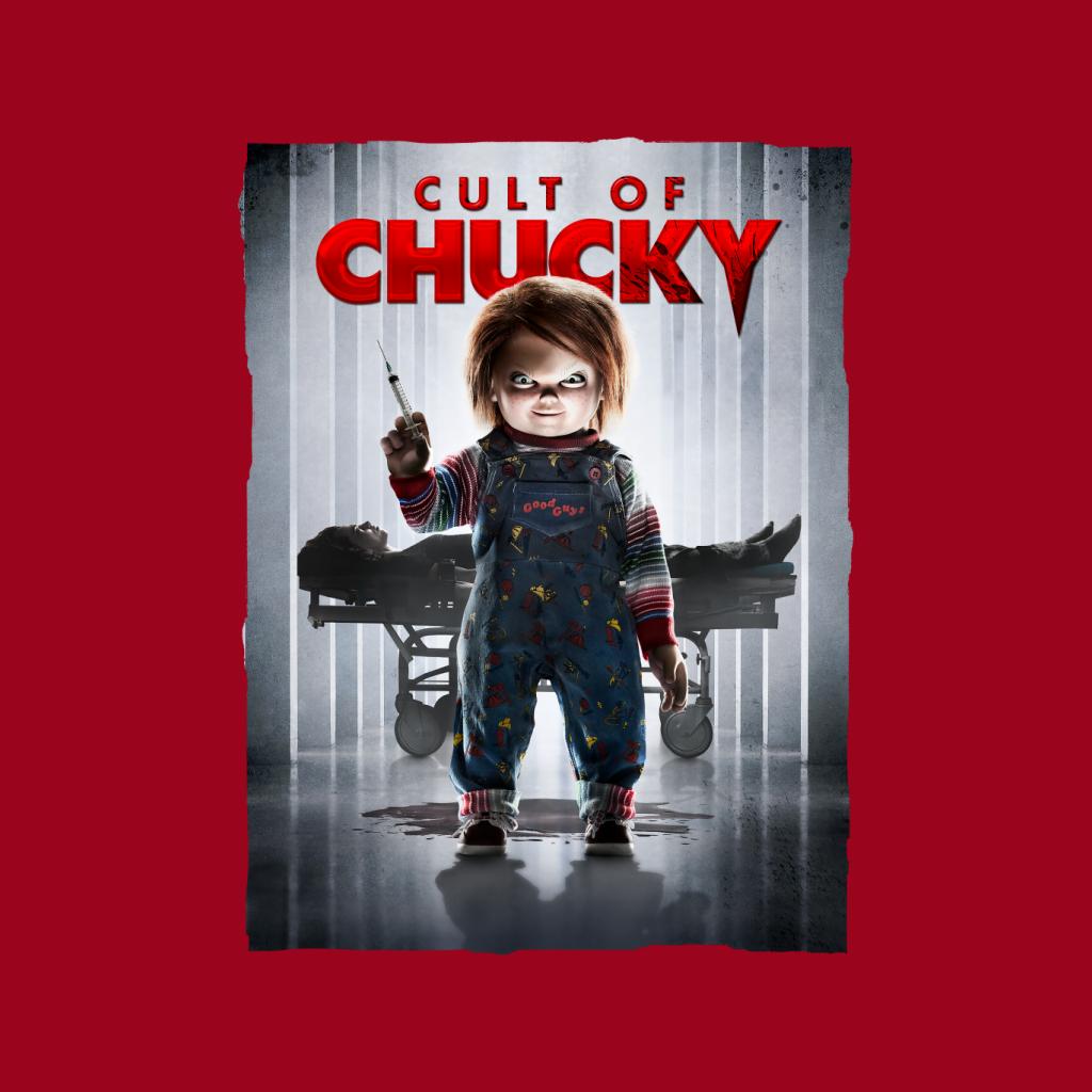 Chucky Cult Of Chucky Poster Men's T-Shirt-ALL + EVERY