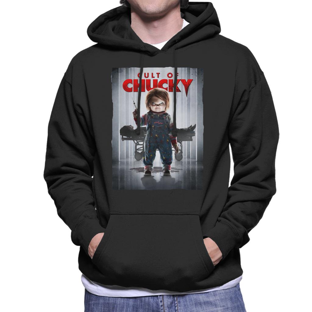 Chucky Cult Of Chucky Poster Men's Hooded Sweatshirt-ALL + EVERY