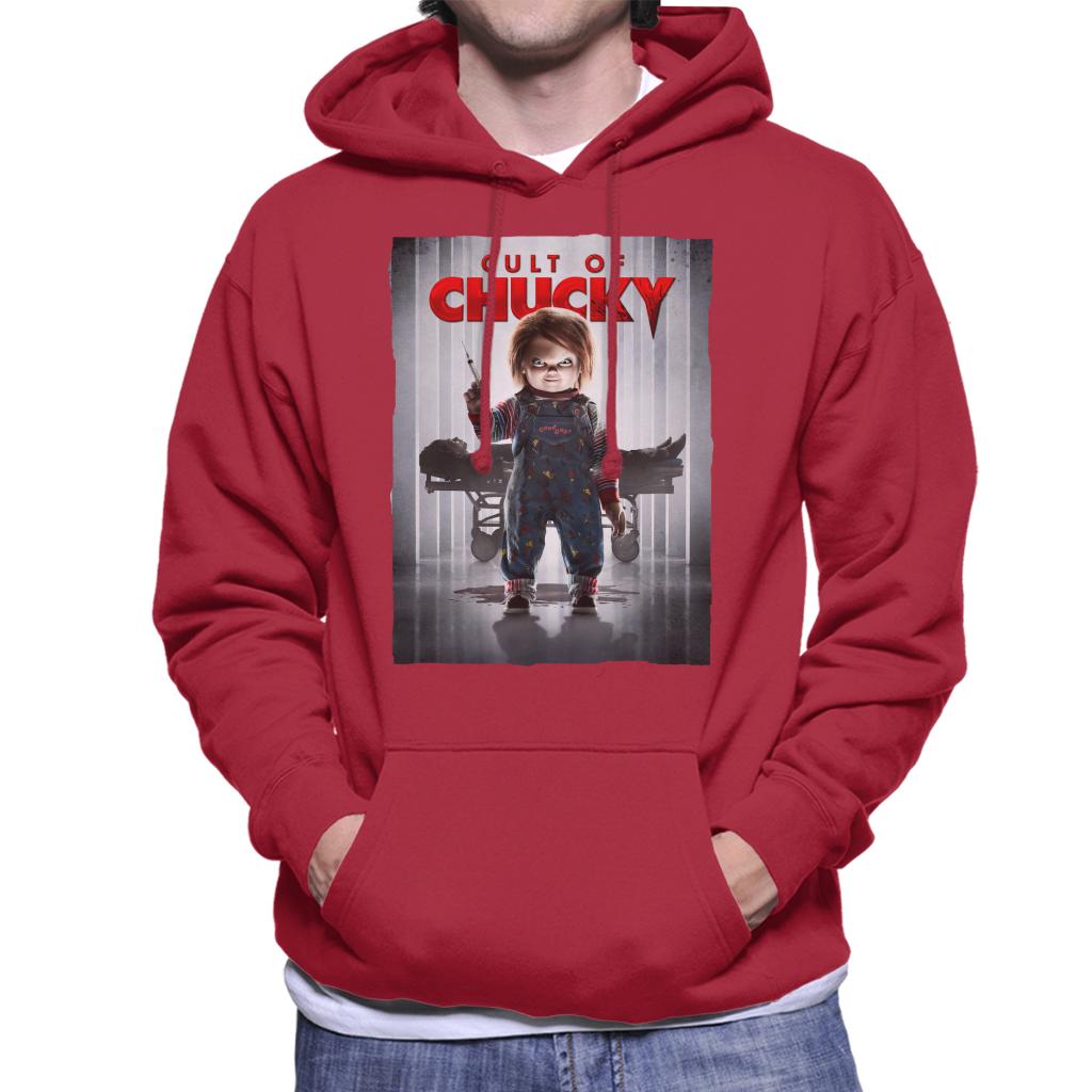 Chucky Cult Of Chucky Poster Men's Hooded Sweatshirt-ALL + EVERY