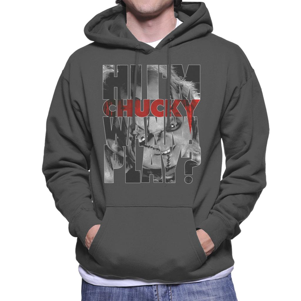 Chucky Hi Im Chucky Scars And Stitches Men's Hooded Sweatshirt-ALL + EVERY