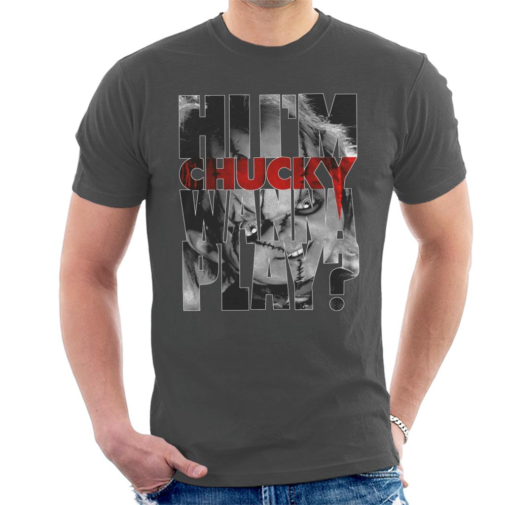 Chucky Hi Im Chucky Scars And Stitches Men's T-Shirt-ALL + EVERY