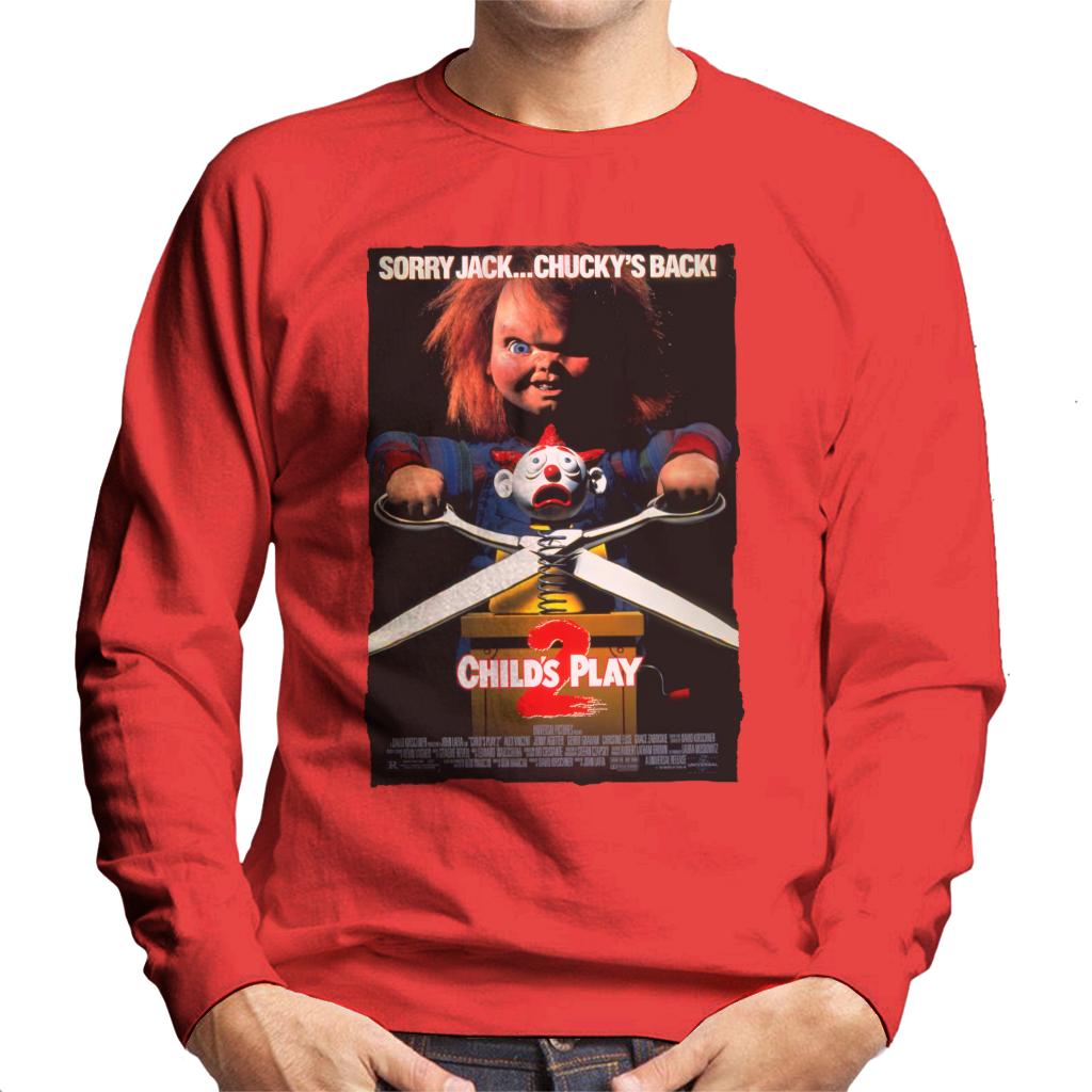 Chucky Childs Play 2 Sorry Jack Chucky Is Back Men's Sweatshirt-ALL + EVERY