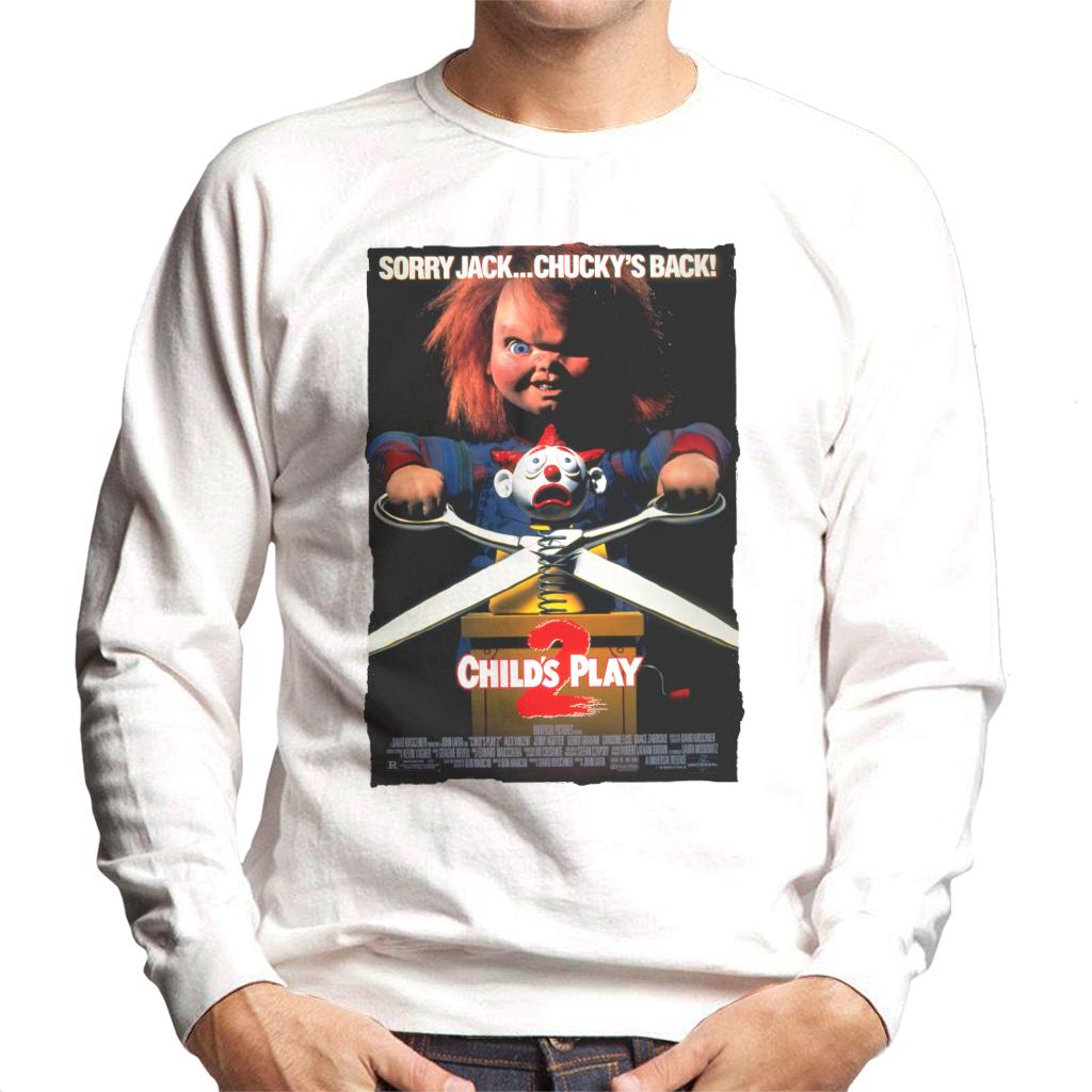 Chucky Childs Play 2 Sorry Jack Chucky Is Back Men's Sweatshirt-ALL + EVERY