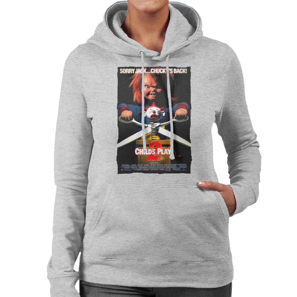 Chucky Childs Play 2 Sorry Jack Chucky Is Back Women's Hooded Sweatshirt-ALL + EVERY