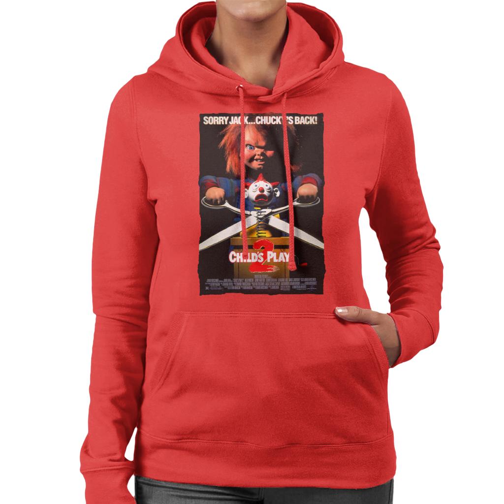 Chucky Childs Play 2 Sorry Jack Chucky Is Back Women's Hooded Sweatshirt-ALL + EVERY