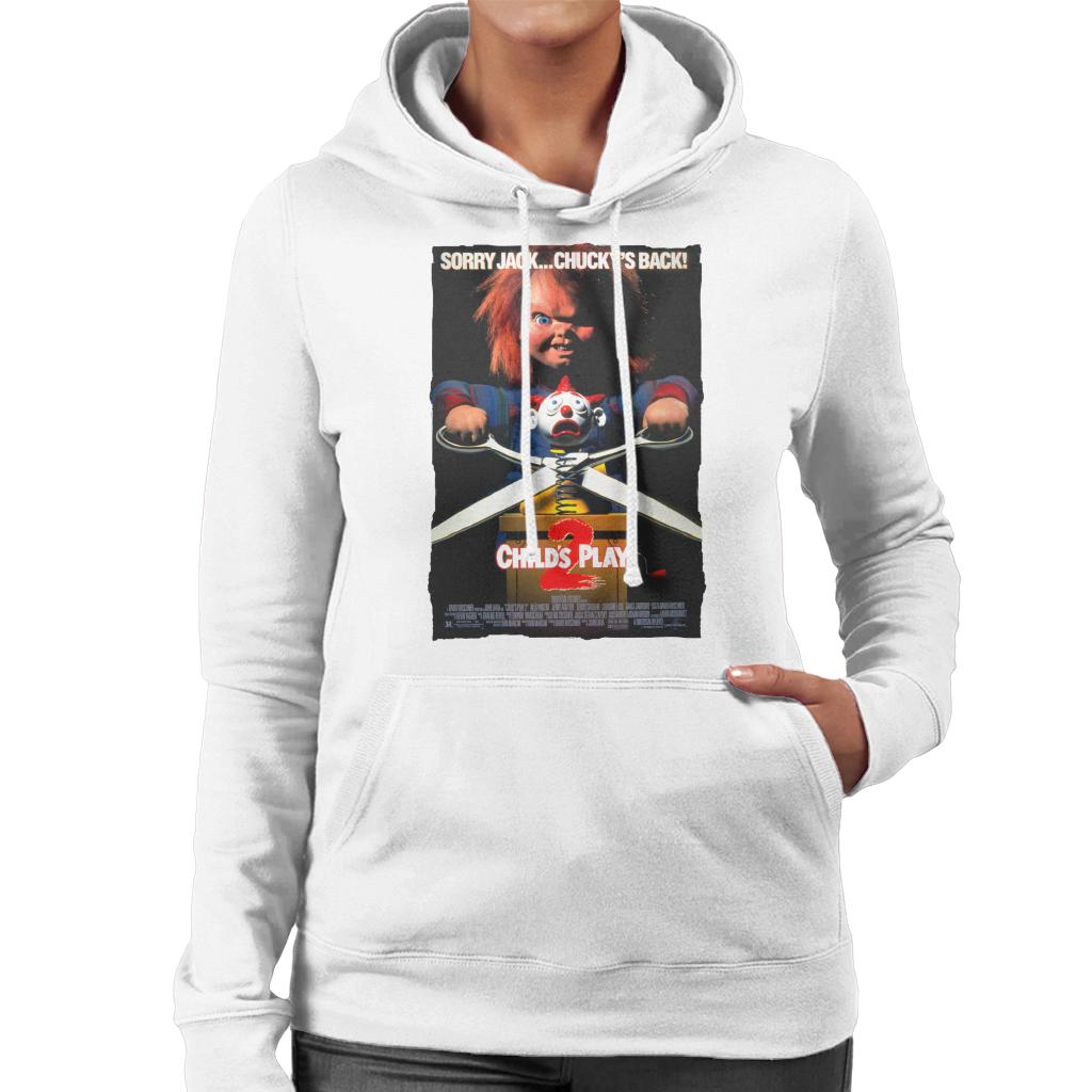 Chucky Childs Play 2 Sorry Jack Chucky Is Back Women's Hooded Sweatshirt-ALL + EVERY