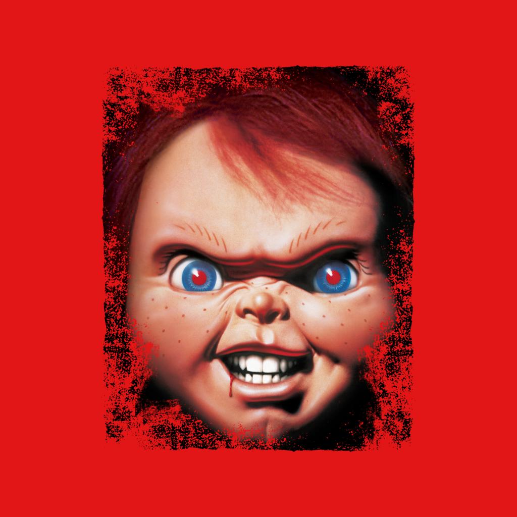 Chucky Face Close Up Men's T-Shirt-ALL + EVERY