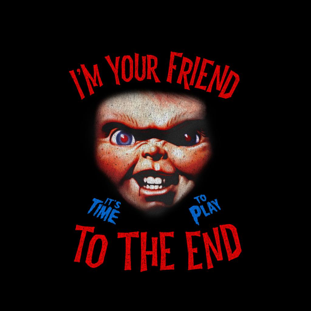 Chucky Im Your Friend To The End Men's T-Shirt-ALL + EVERY