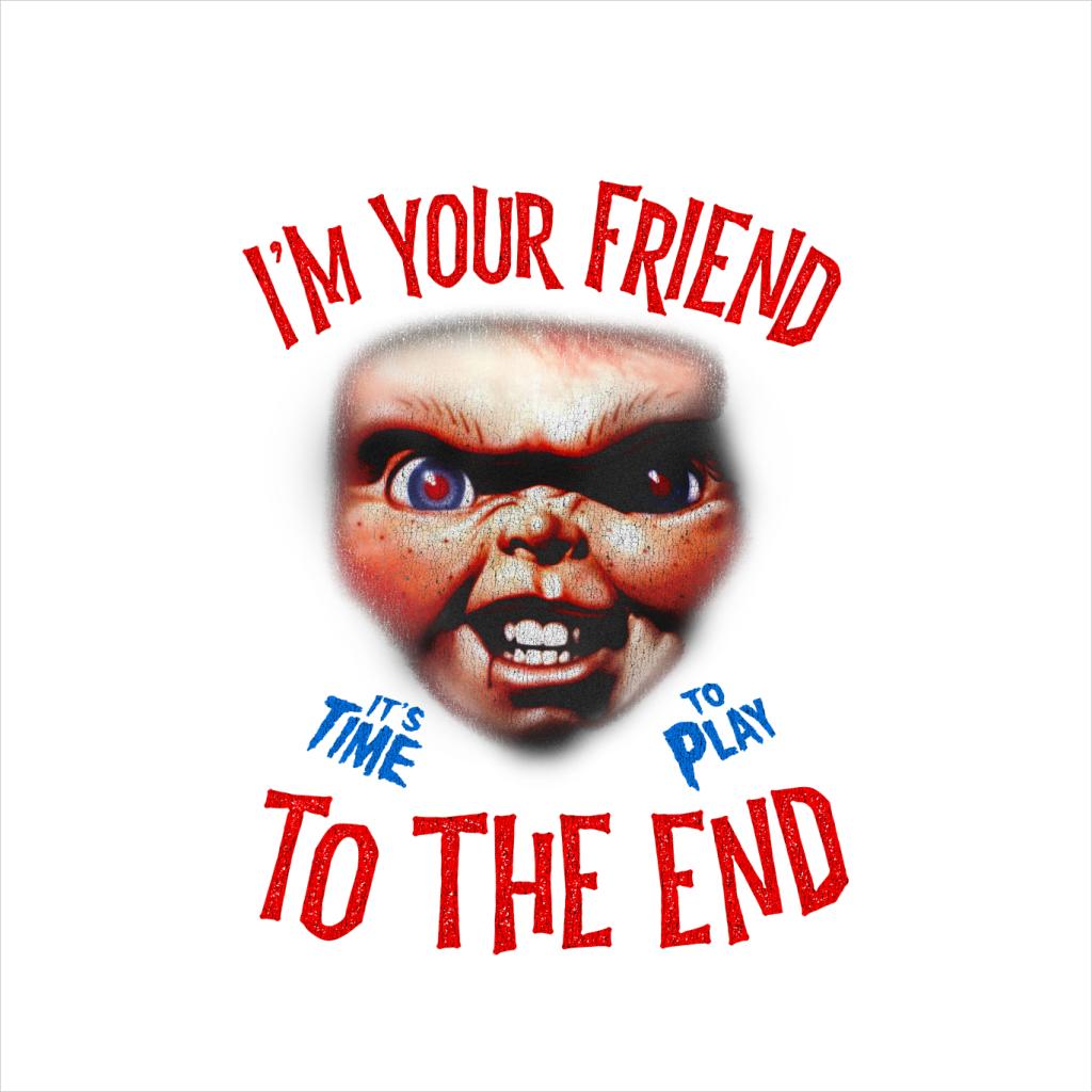 Chucky Im Your Friend To The End Men's T-Shirt-ALL + EVERY