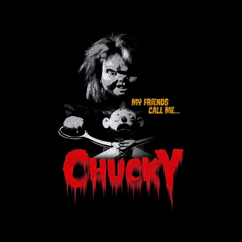 Chucky My Friends Call Me Chucky Men's T-Shirt-ALL + EVERY