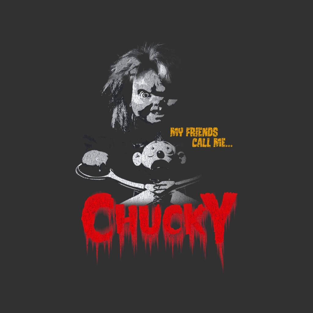 Chucky My Friends Call Me Chucky Men's T-Shirt-ALL + EVERY