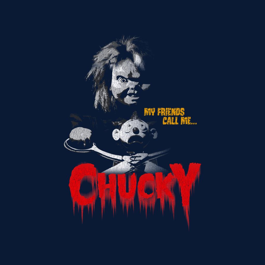 Chucky My Friends Call Me Chucky Men's Sweatshirt-ALL + EVERY