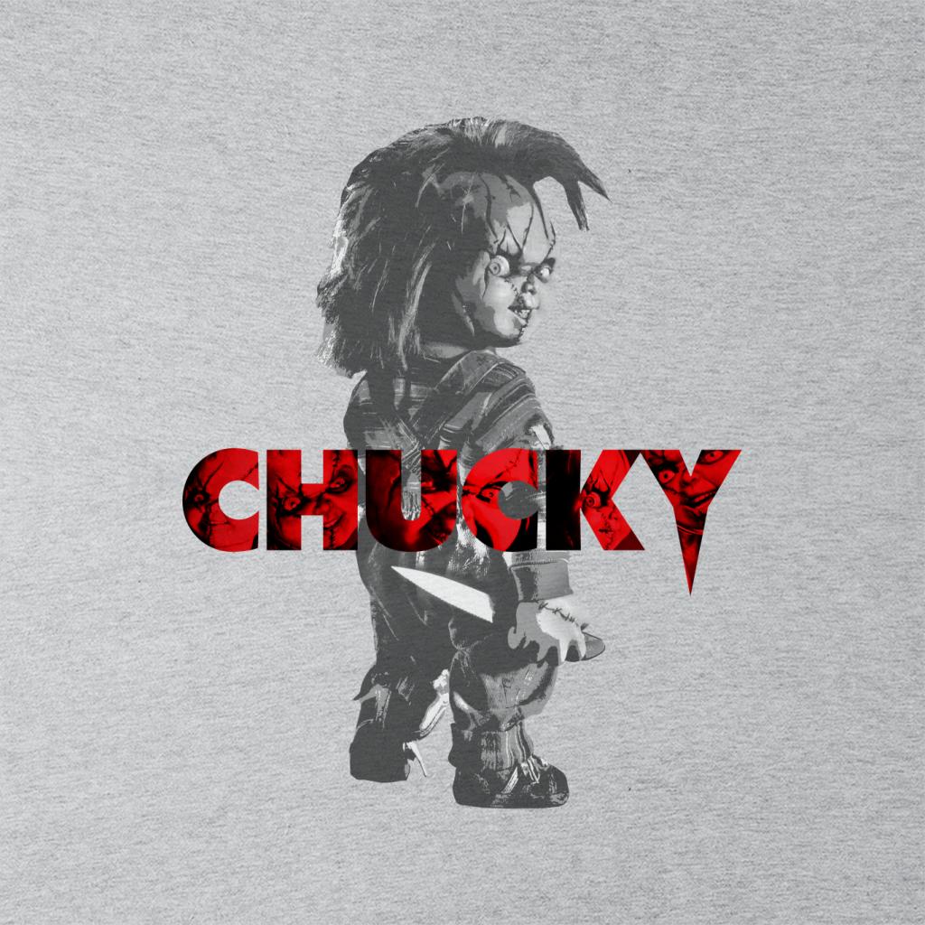 Chucky Looking Backwards Women's Hooded Sweatshirt-ALL + EVERY