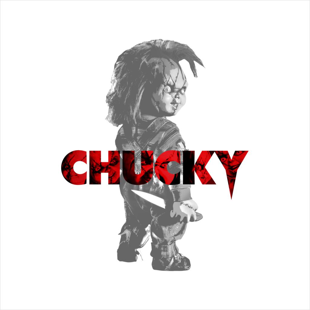 Chucky Looking Backwards Women's Sweatshirt-ALL + EVERY