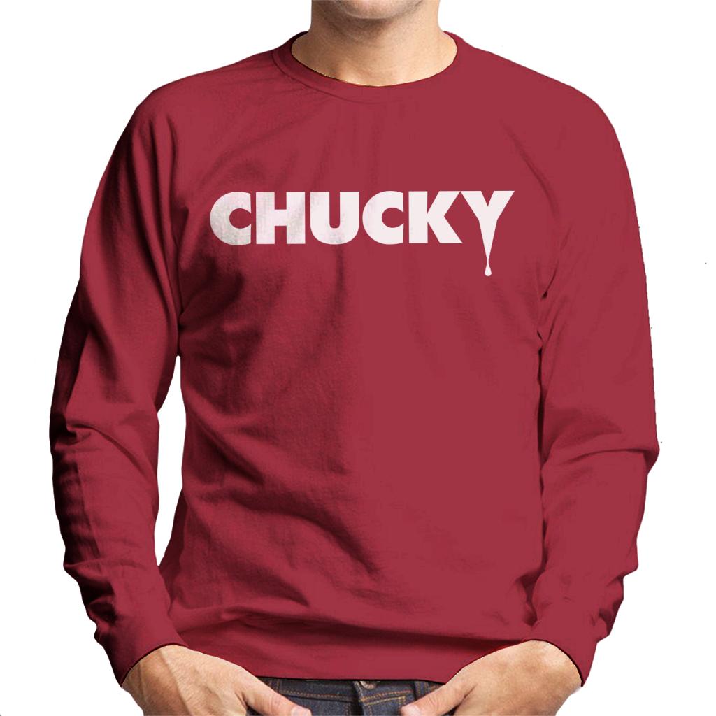 Child's Play Chucky Logo Bold Men's Sweatshirt-ALL + EVERY