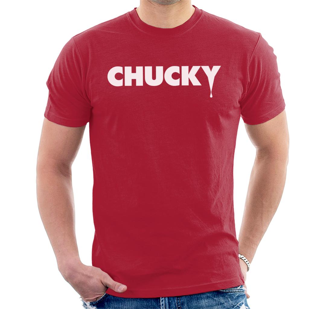 Child's Play Chucky Logo Bold Men's T-Shirt-ALL + EVERY