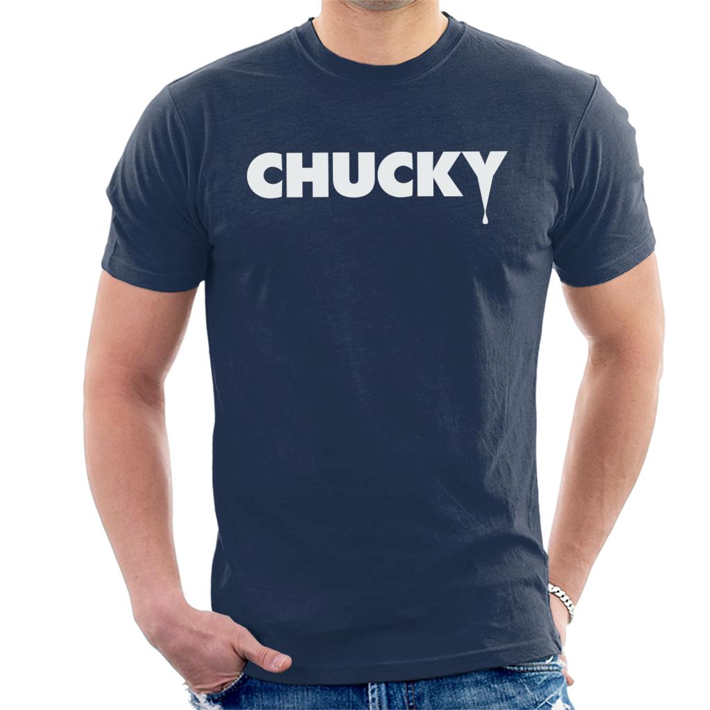 Child's Play Chucky Logo Bold Men's T-Shirt-ALL + EVERY