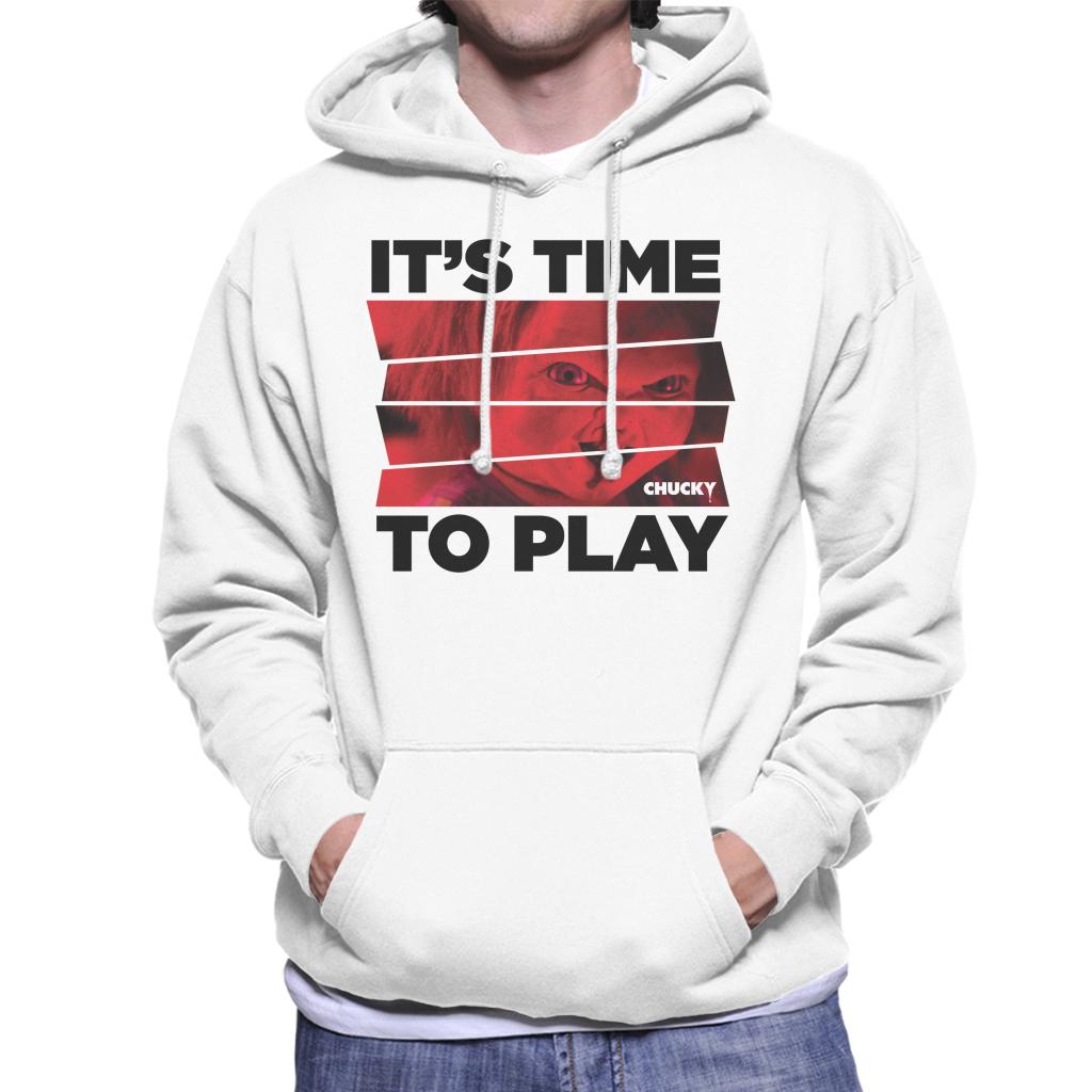 Chucky Its Time To Play Men's Hooded Sweatshirt-ALL + EVERY