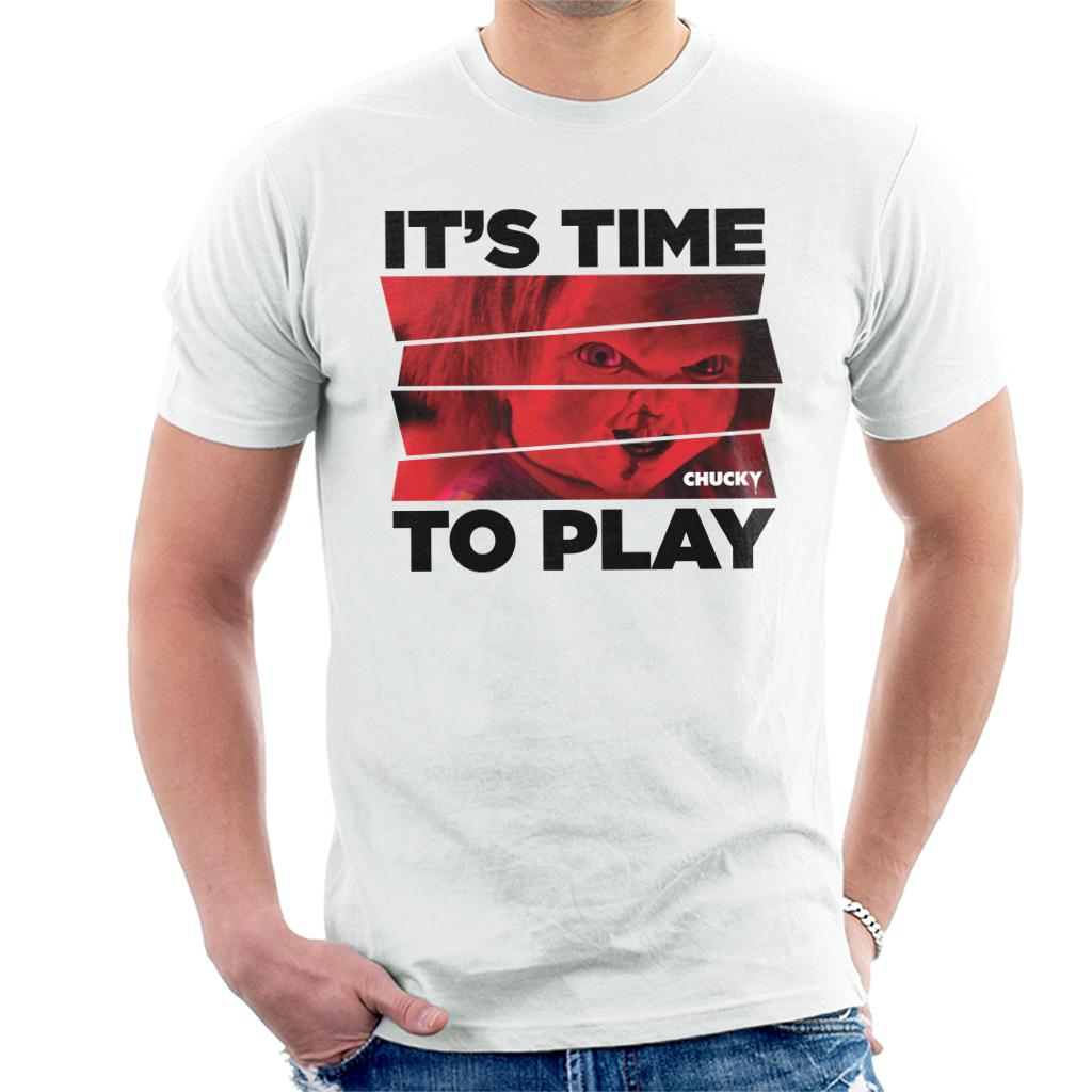 Chucky Its Time To Play Men's T-Shirt-ALL + EVERY